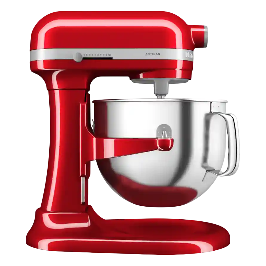 Миксер KitchenAid 5KSM70SHXECA Artisan с выдвижной чашей 6.6л, красный