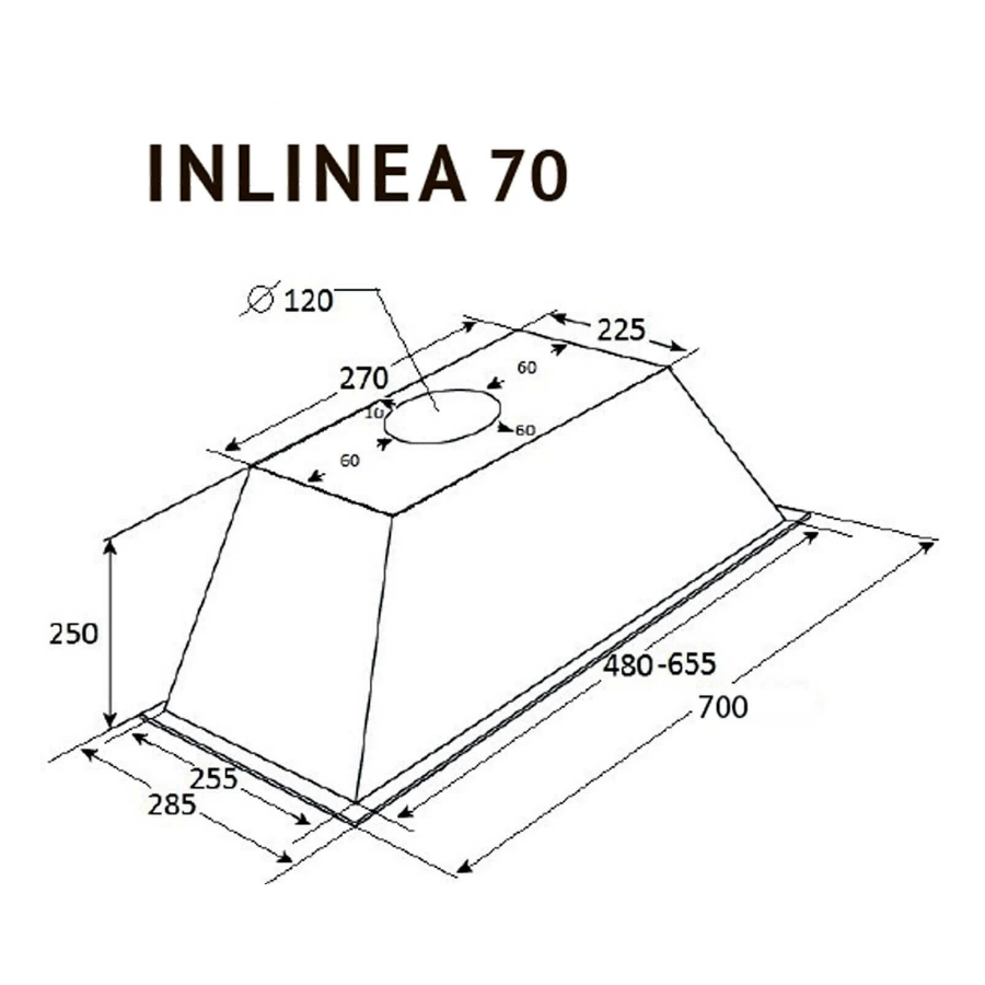 Вытяжка Kuppersberg Inlinea 70 X