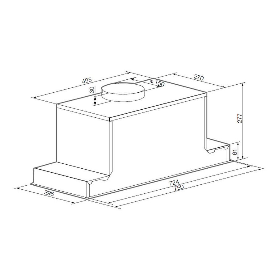 Вытяжка Graude LB 75.1 W белая