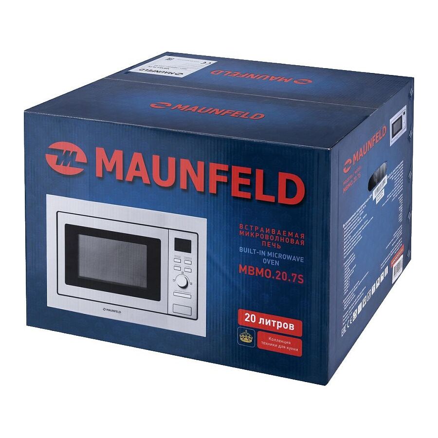 Встраиваемая микроволновая печь Maunfeld MBMO.20.7S нерж