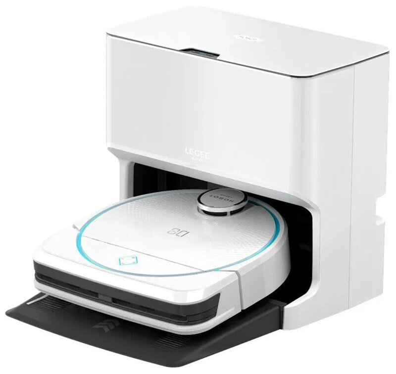 Робот-пылесос моющий Hobot Legee D8 со станцией самоочистки салфеток LuLu