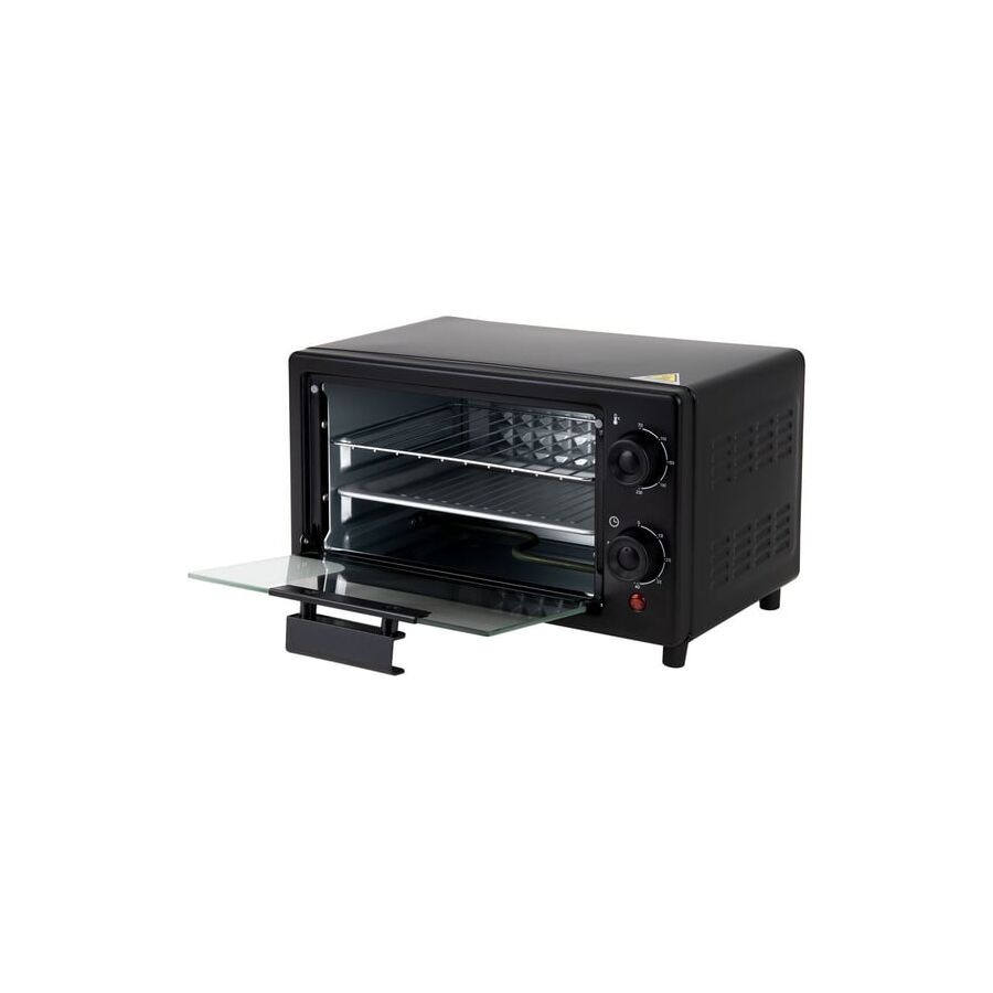 Мини-печь SONNEN EO-1001 (458308) 800Вт, 10л, таймер, нагрев до 230 °C, черная