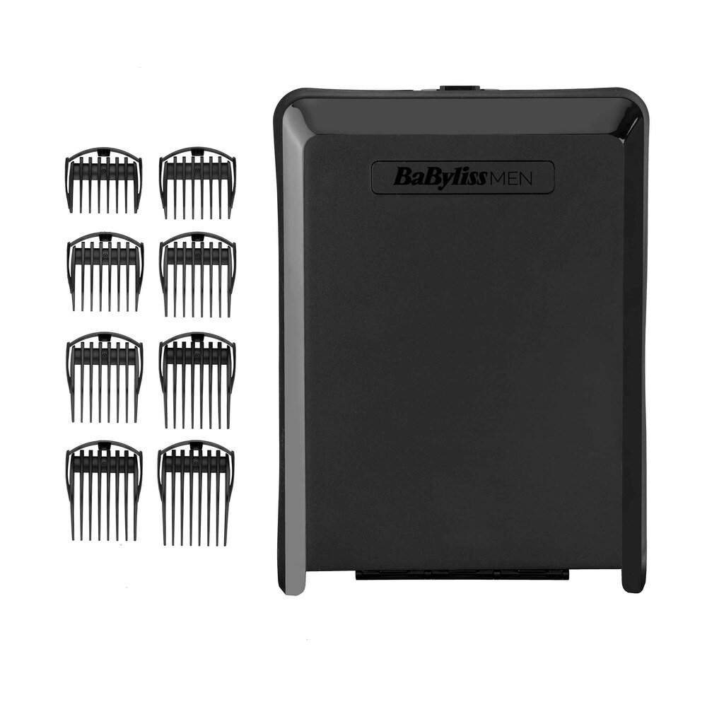 Машинка для стрижки Babyliss E986E черный (насадок в компл:8шт)