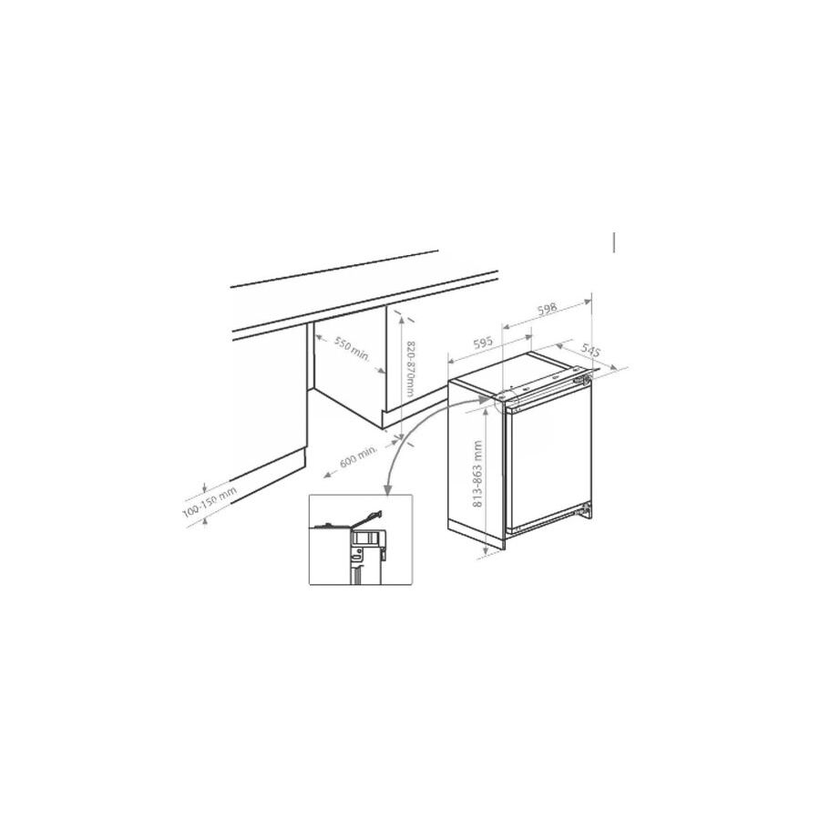 Холодильник Beko Diffusion BU 1100 HCA белый
