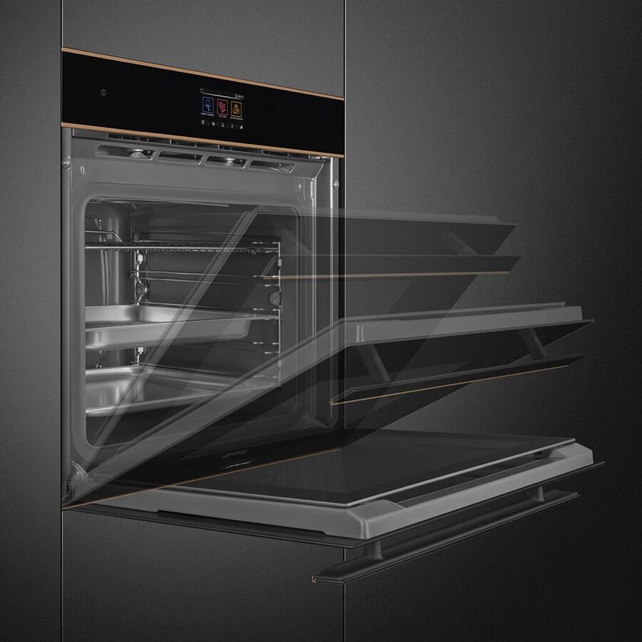 Духовой шкаф SMEG SO6604S4PNR Dolce Stil Novo полноразмерный шириной 60см