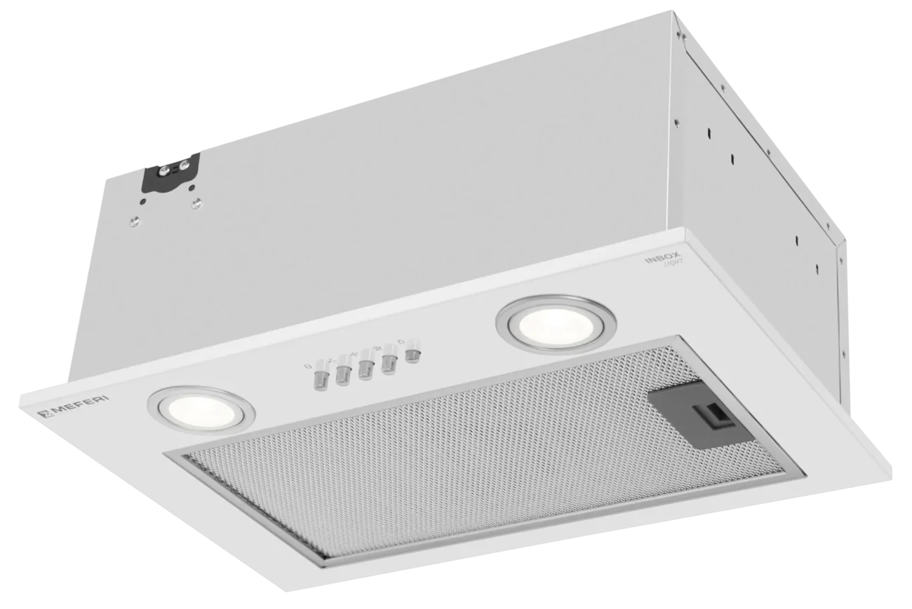 Вытяжка MEFERI INBOX45WH light в подвесной шкаф
