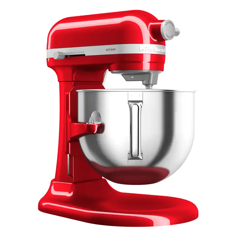 Миксер KitchenAid 5KSM70SHXECA Artisan с выдвижной чашей 6.6л, красный