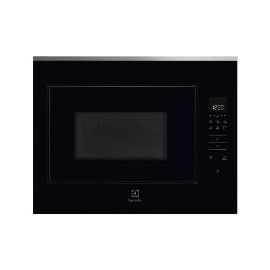 Встраиваемая микроволновая печь ELECTROLUX KMFD264TEX Intuit 800 Flex с грилем, объем 25 л., высота 459 мм, цвет черный/нерж.cталь