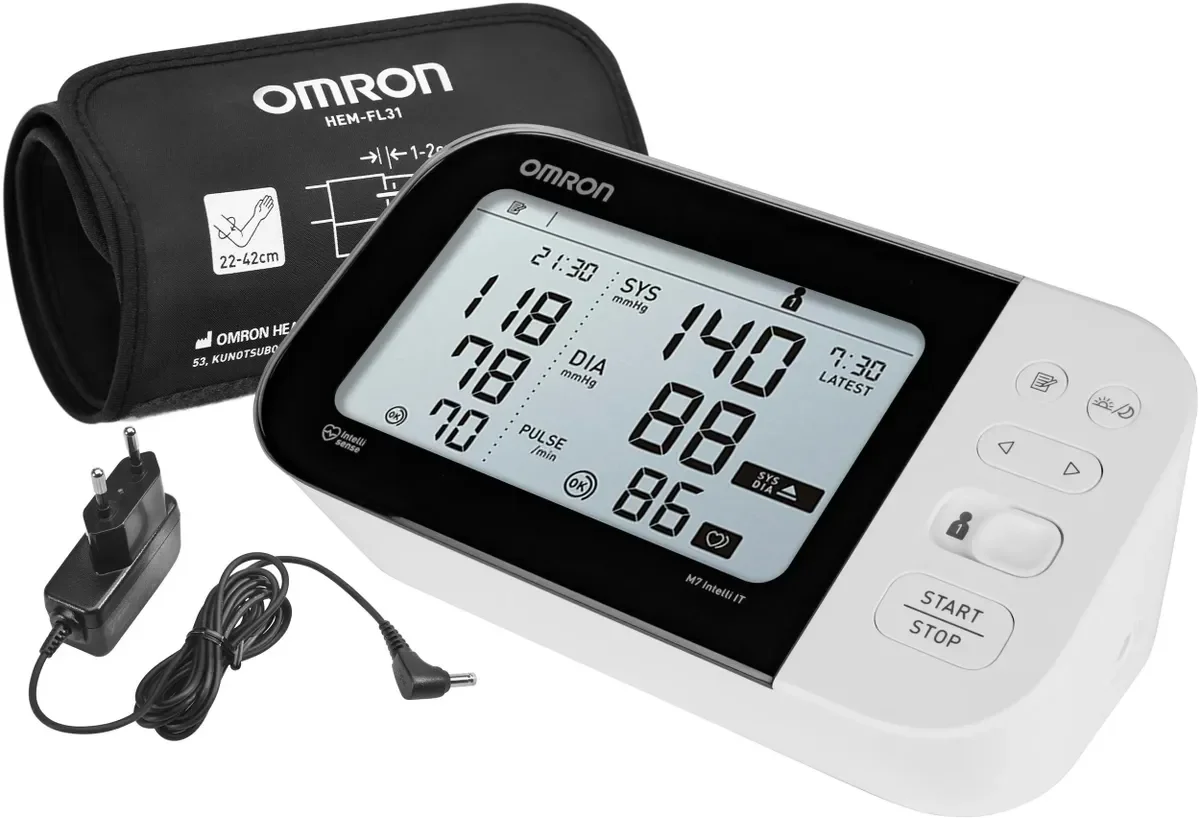 Тонометр автоматический Omron M7 Intelli IT (HEM-7361T-ALRU)