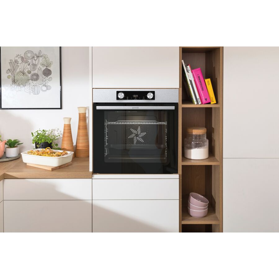 Духовой шкаф Gorenje BO6737E02NX черный