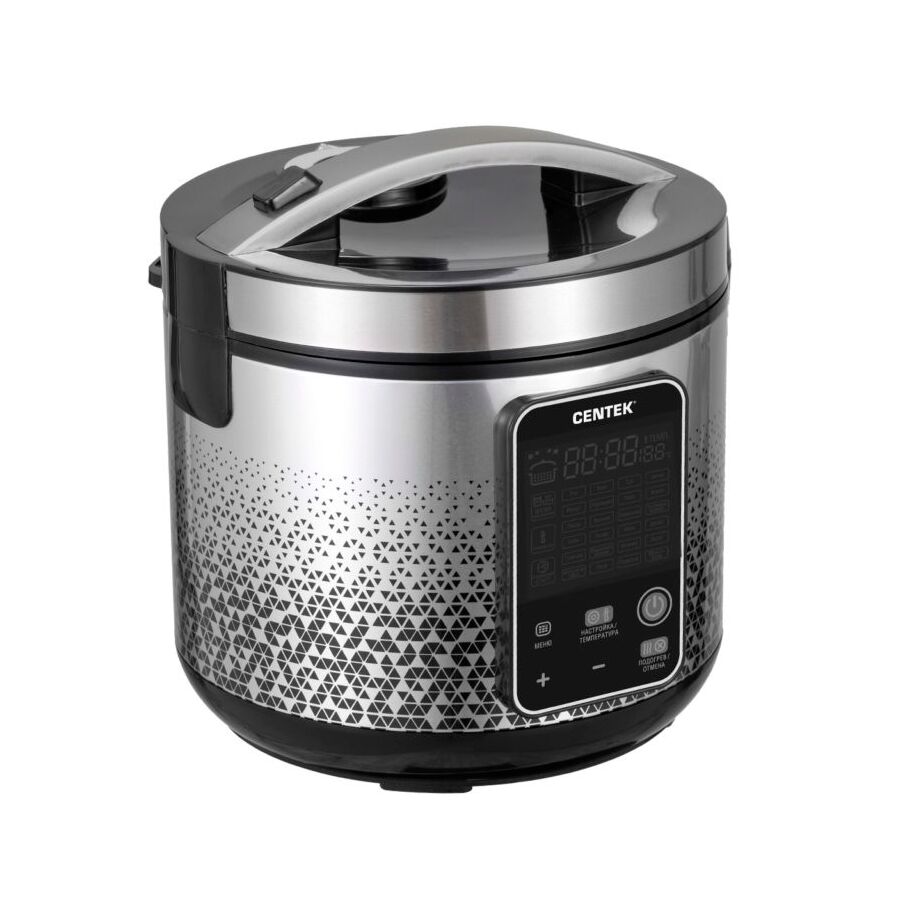 Мультиварка Centek CT-1499 чёрный/сталь