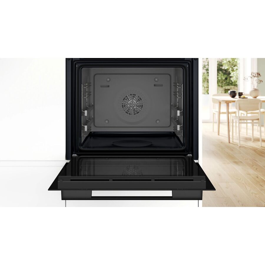 Духовой шкаф BOSCH HJG852YT0T черный матовый