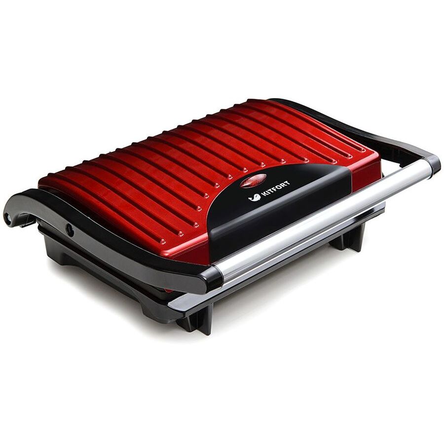 Сэндвичница Kitfort KT-1609 Panini Maker красный/черный