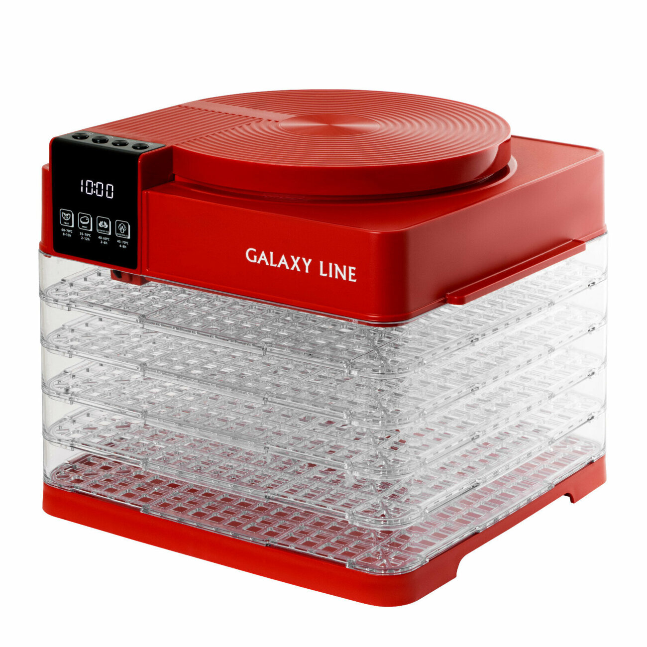 Сушилка для овощей и фруктов GALAXY LINE GL 2630 красный