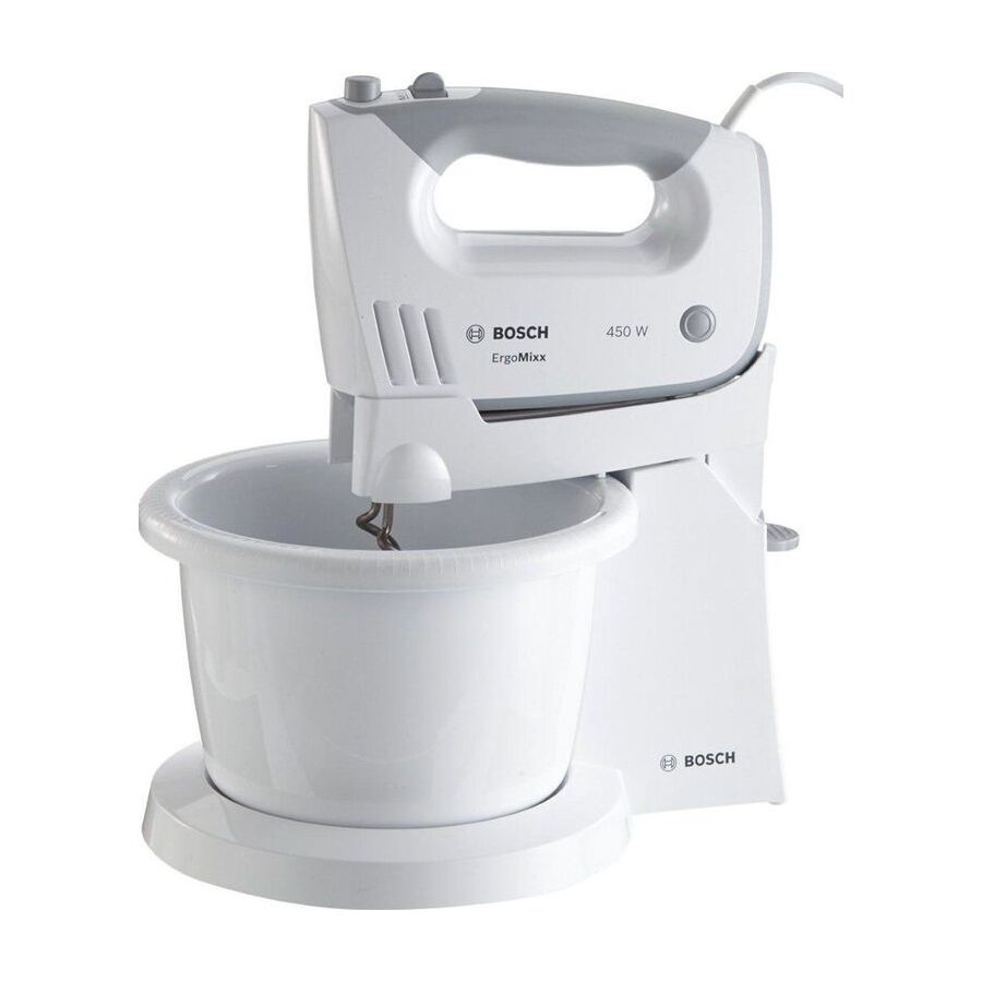 Миксер стационарный Bosch MFQ36460 450Вт белый/серый