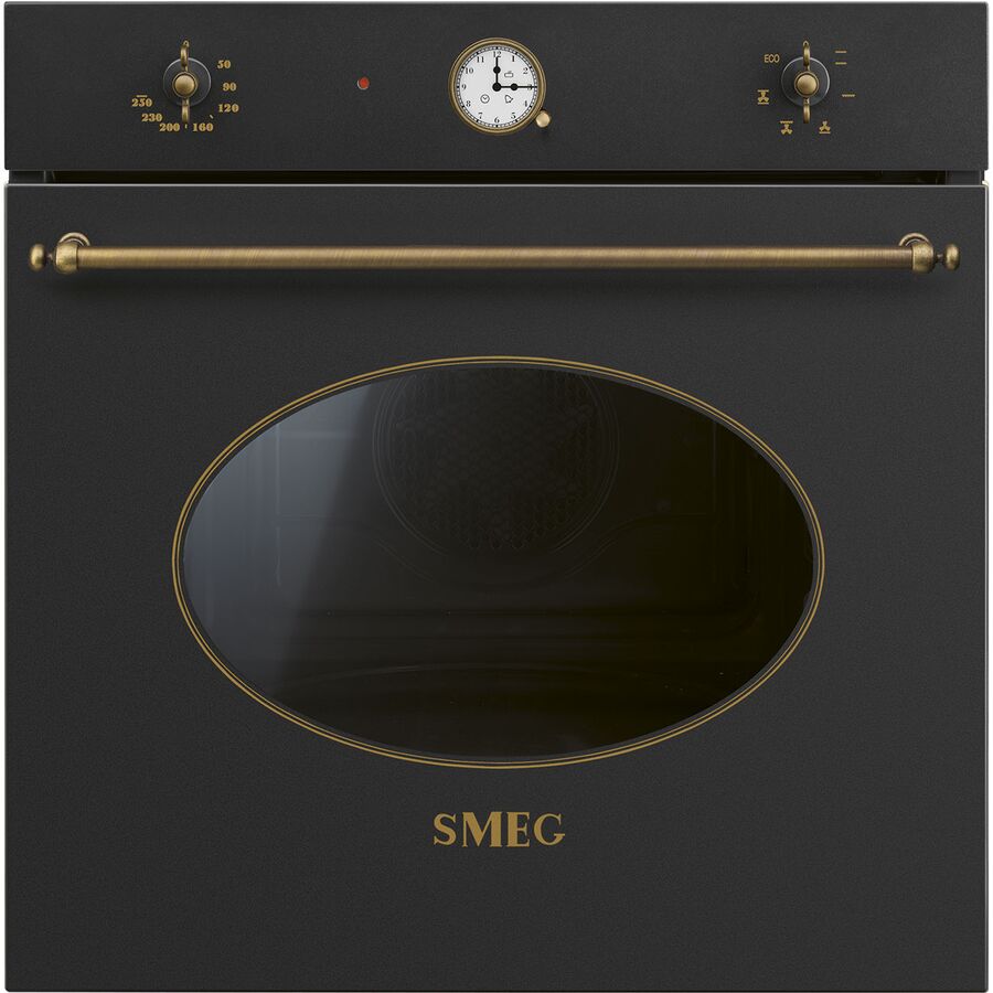 Духовой шкаф Smeg SF68C1AO Coloniale, 60см, 70л, 50-250 градусов, электромеханическая регулировка температуры, поворотные переключатели