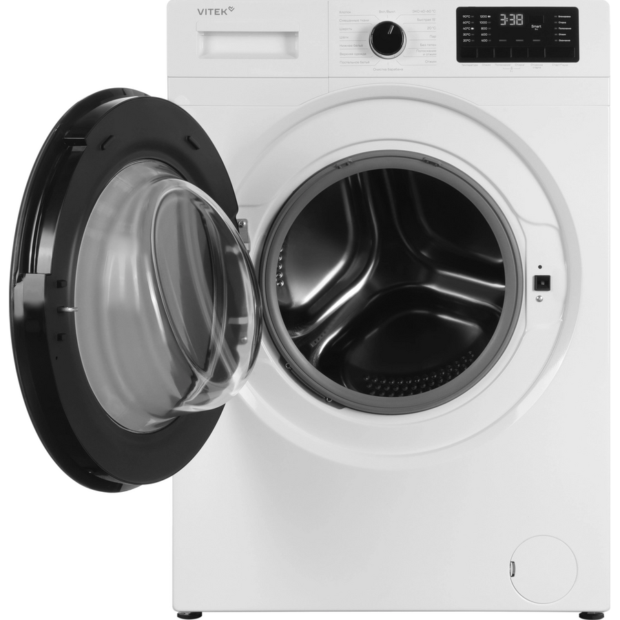 Стиральная машина Vitek VT-WME8201 белый инвертор
