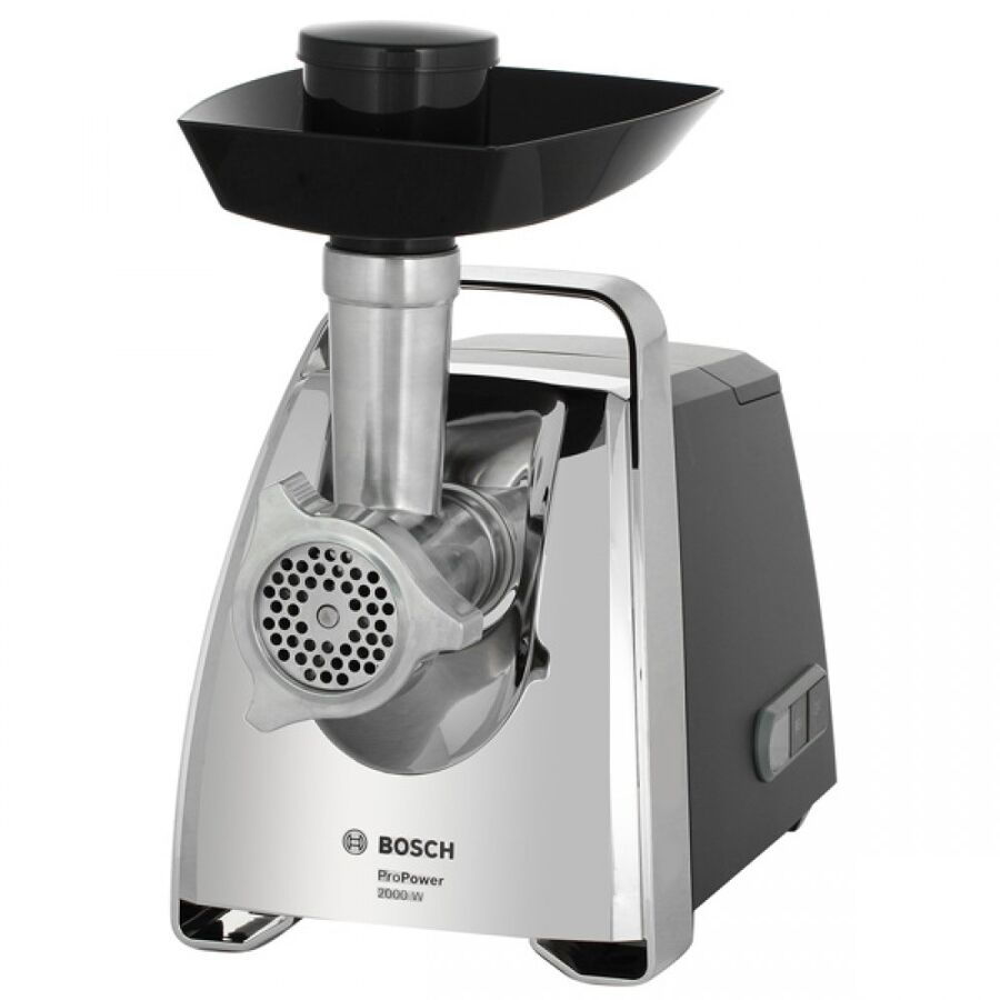 Мясорубка Bosch MFW67440 черный/серебристый