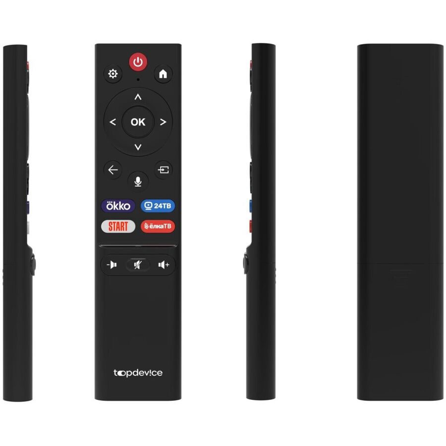 55” Телевизор TopDevice TDTV55CS06UBK черный 3840x2160, 4K Ultra HD, 60 Гц, Wi-Fi, Smart TV, Wildred
