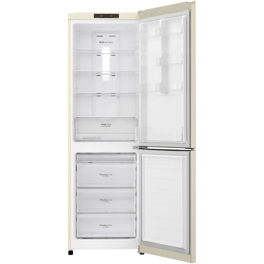 Холодильник LG GA-B419SEJL бежевый двухкамерный 190.7x59.5x65.5см No Frost Общий объем холодильной камеры 230 л Общий объем холодильника 354 л