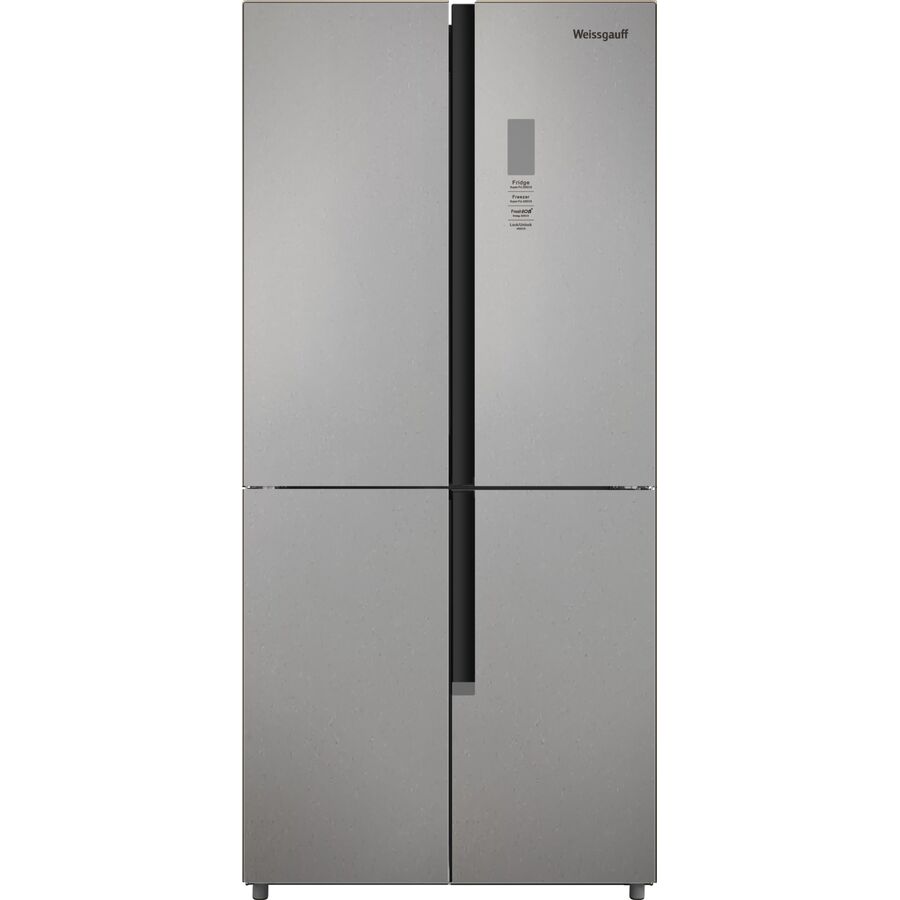 Холодильник Weissgauff WCD 450 Bru Steel Glass NoFrost Inverter