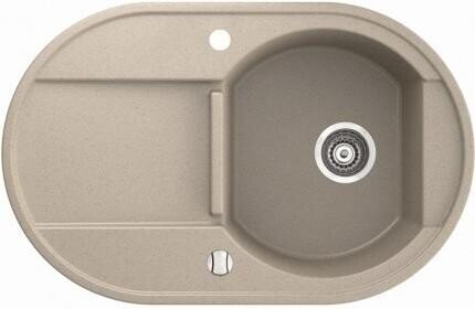 Кухонная мойка Marmorin Otago 505 113 001 Safari гранит, чаша+сушка (1b1d R) 780х500х190