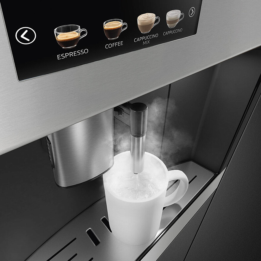 Кофемашина Smeg CMS4303XRU Автоматическая 60см, высота 45 нержавеющая сталь, обработка против отпечатков пальцев