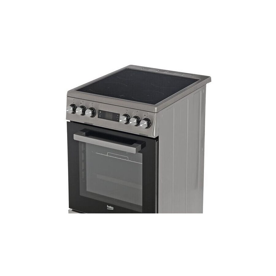 Плита Beko FSM57300GX серебристый/черный