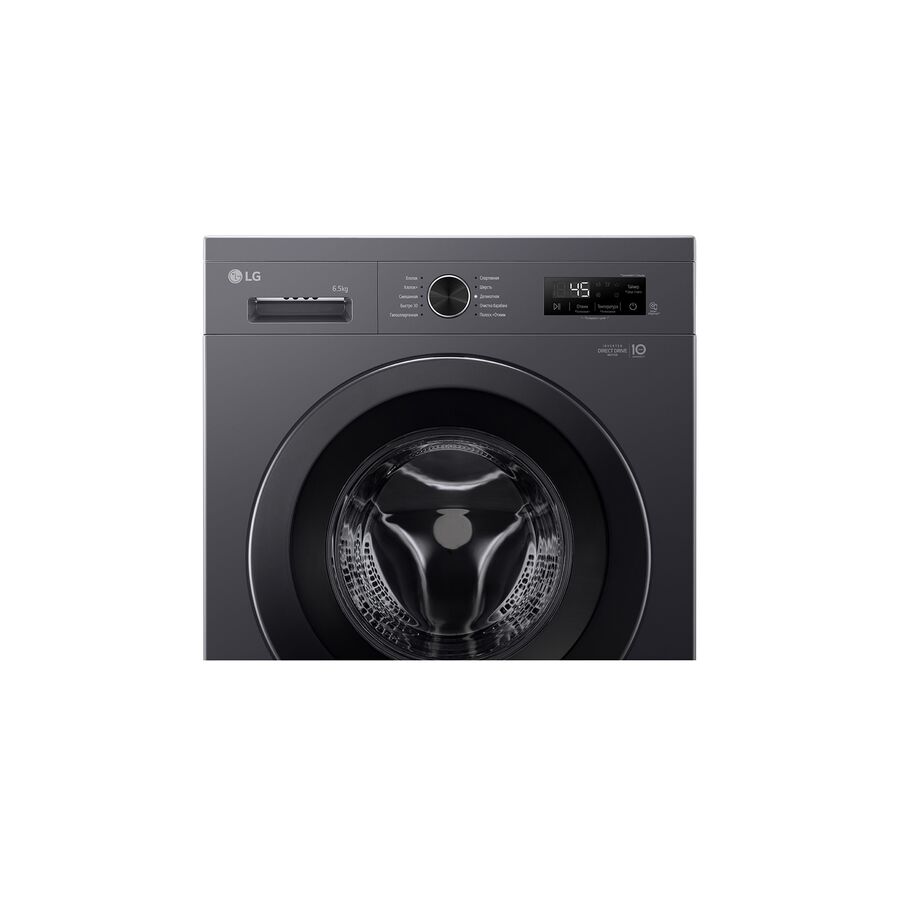 Стиральная машина LG F2Y1WS6J класс: A загр.фронтальная макс.:6.5кг темно-серый инвертер