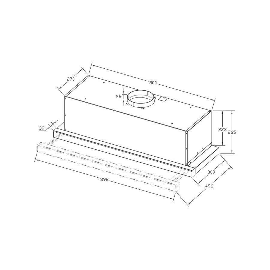 Вытяжка Korting KHP 9815 X