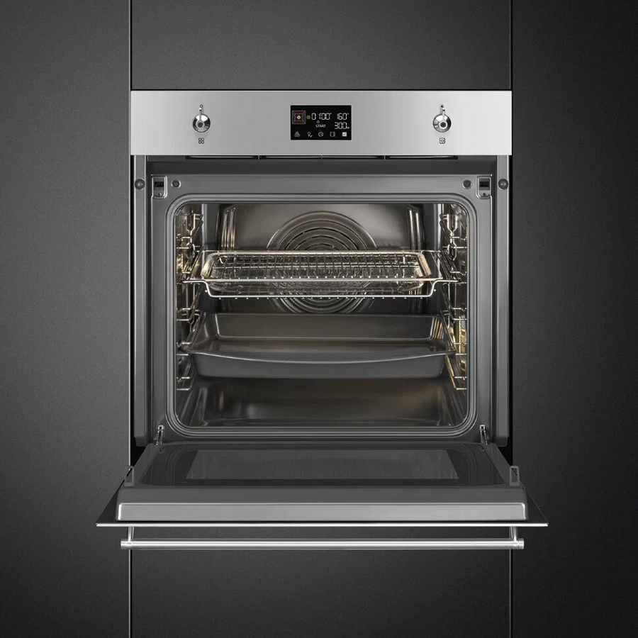Духовой шкаф SMEG SO6302M2X Classica 60см, с функцией СВЧ, нерж