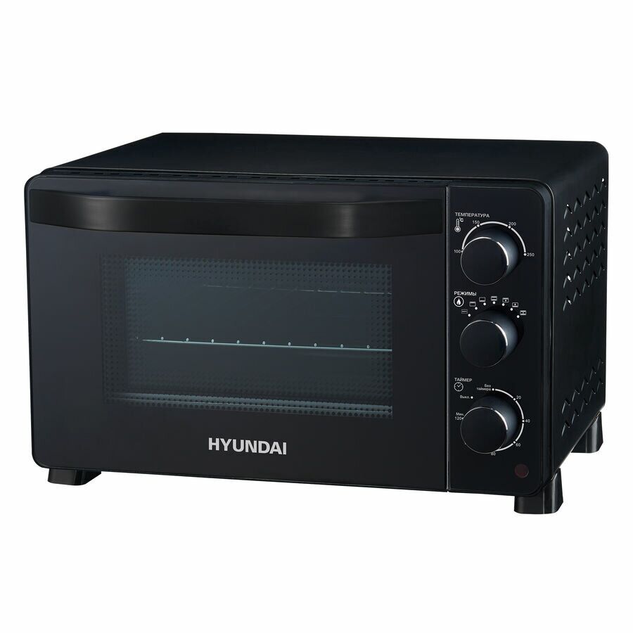 Мини-печь Hyundai MIO-HY080 23л. 1500Вт черный