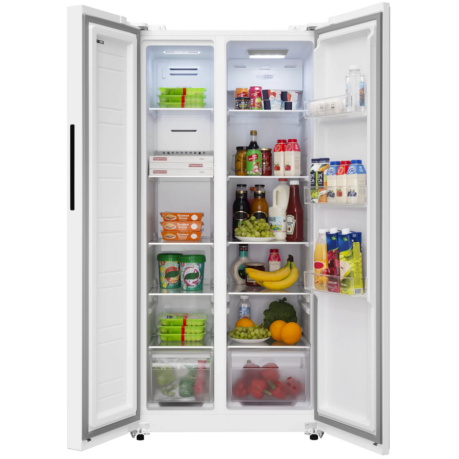 Холодильник MEFERI MFR78WH Total No Frost Side by Side Ultra отдельностоящий с инвертором
