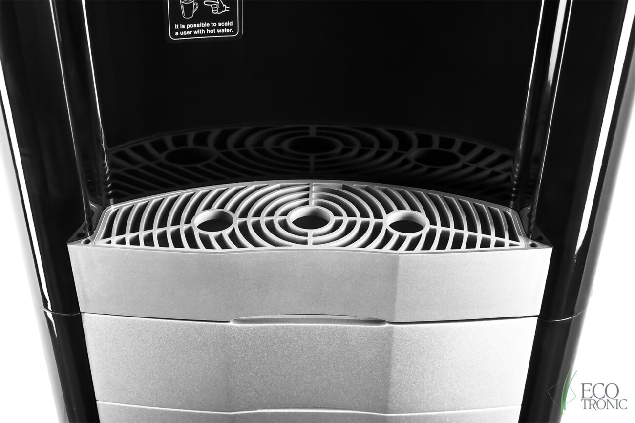 Пурифайер для воды ECOTRONIC V42-U4L, напольный, нагрев/охлаждение компрессорное, 2 крана, черный