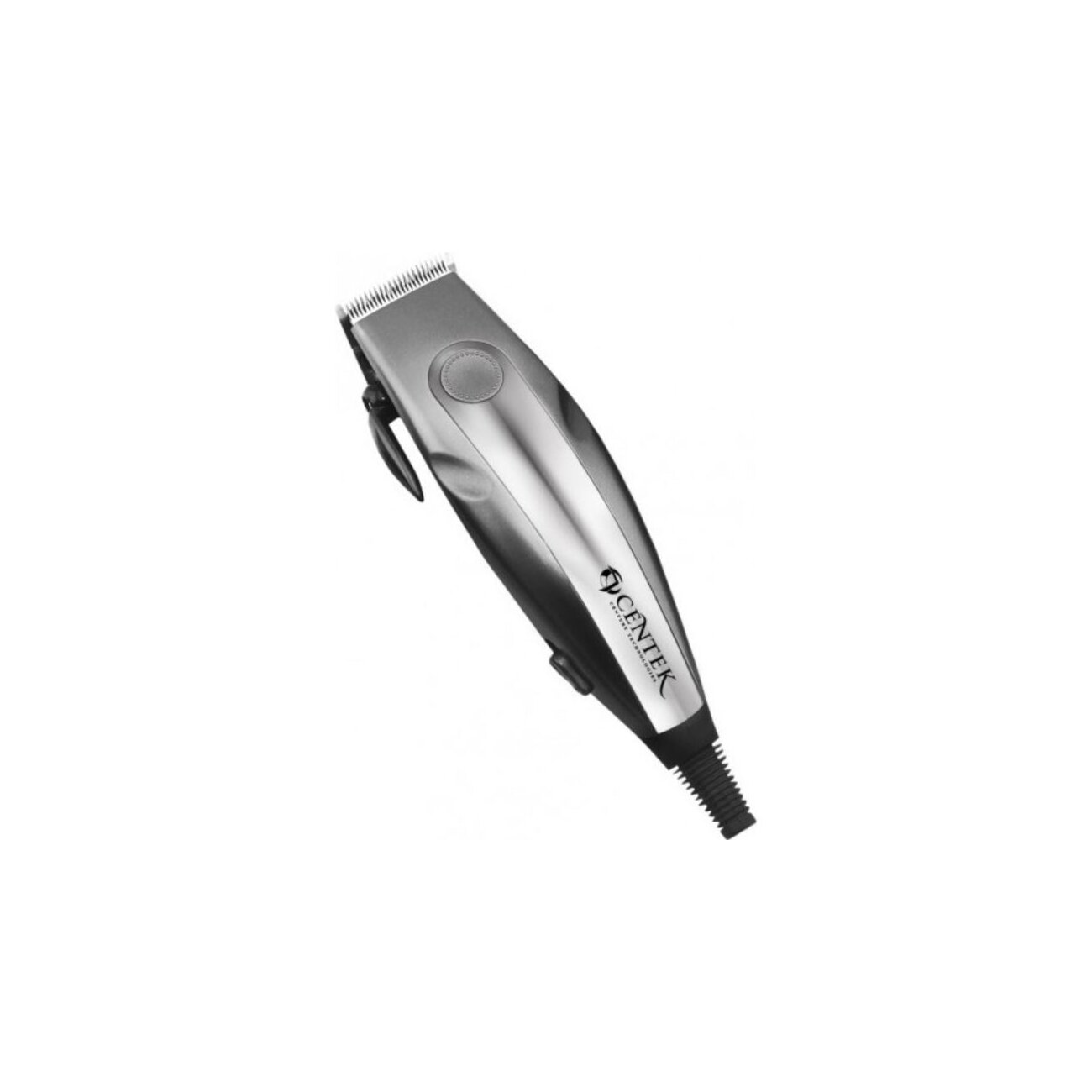 Машинка для стрижки Centek CT-2109 серый/хром высококач. сталь, насадки, эргономичный дизайн
