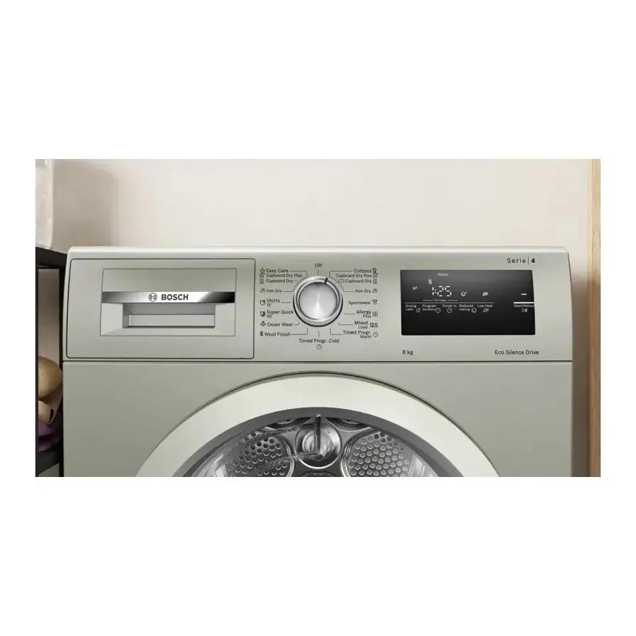 Сушильная машина Bosch WTN86202ME Silver inox