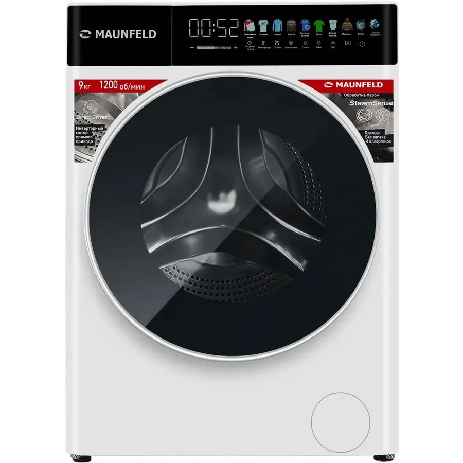 Стиральная машина c инвертором MAUNFELD MFWM129WH05