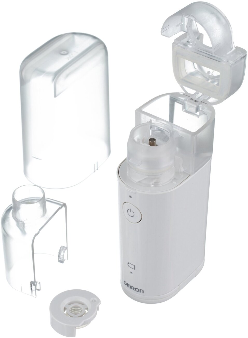 Ингалятор Omron U100 (NE-U100-E) ультразвуковой стационарный белый/серый