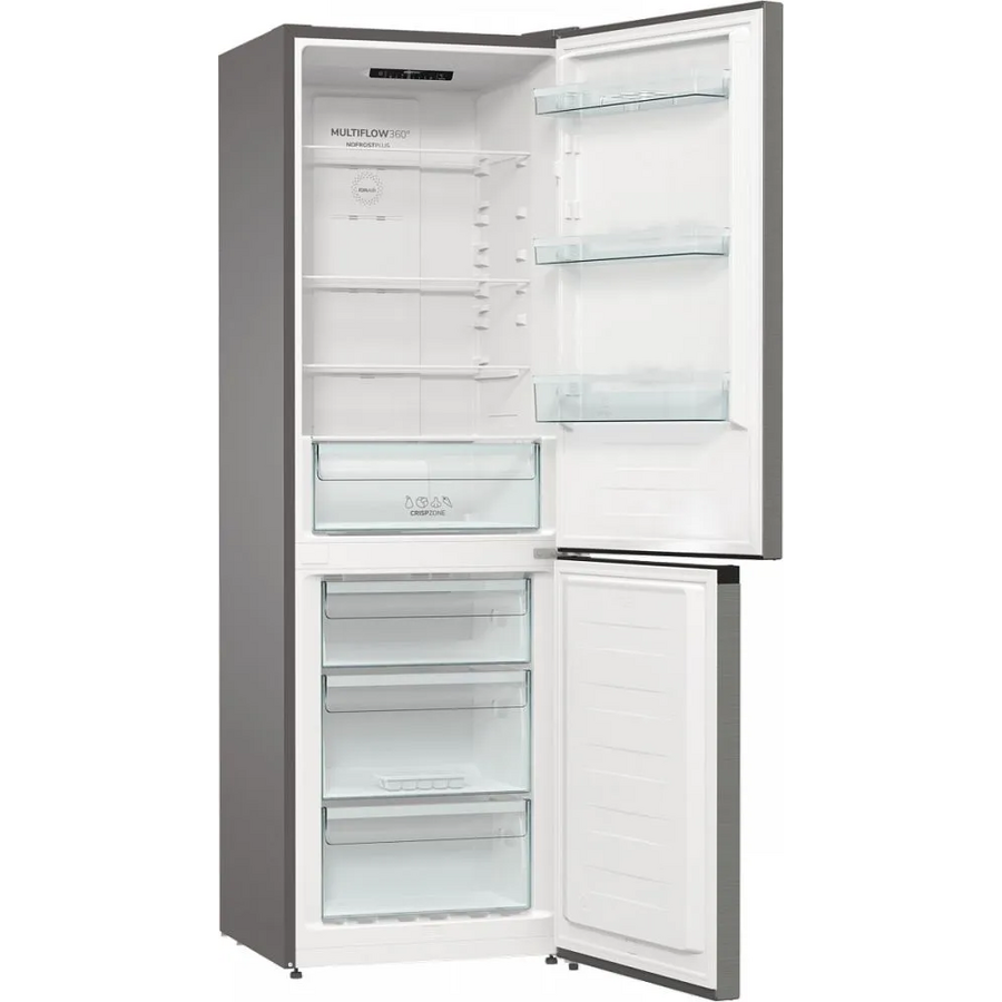 Холодильник Gorenje NRKE62XL серебристый металлик