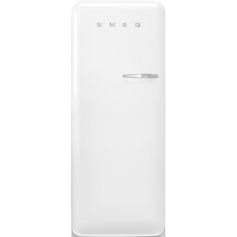 Холодильник SMEG FAB28LWH6 отдельностоящий, стиль 50-х, однокамерный, внутренняя морозильная камера, объем 270л (244 + 26) LED освещение