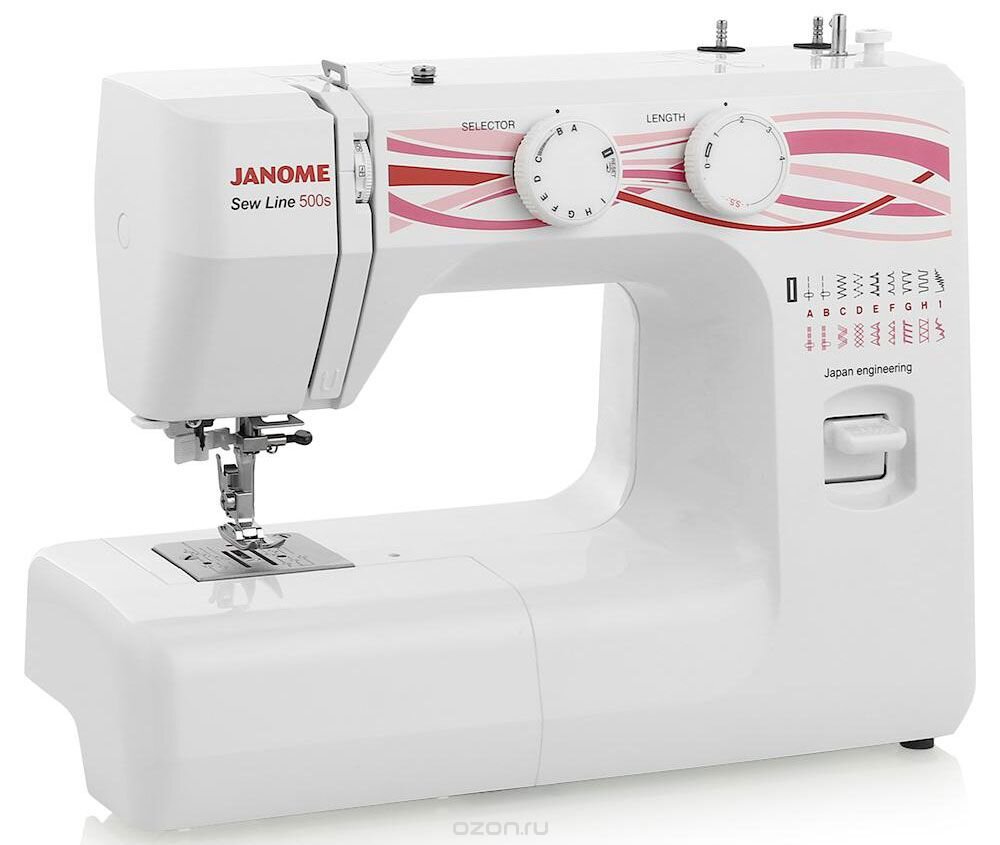 Швейная машина Janome Sew Line 500s белый
