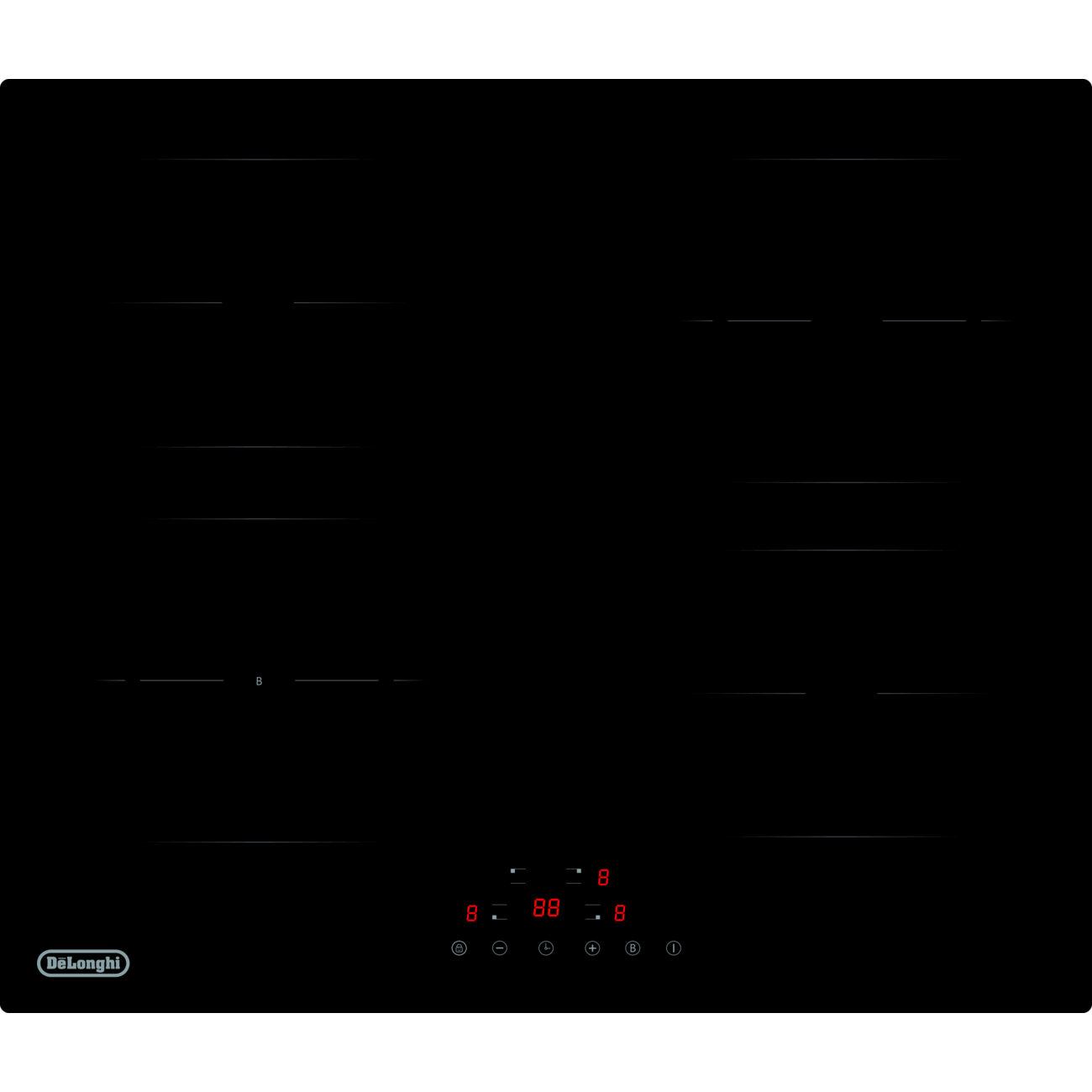 Варочная поверхности Delonghi Bella 1B0P CT черное стекло
