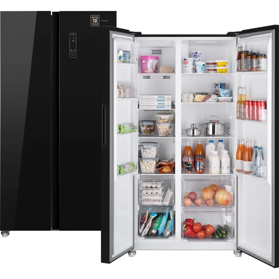 Холодильник Weissgauff WSBS 500 Inverter NoFrost Black