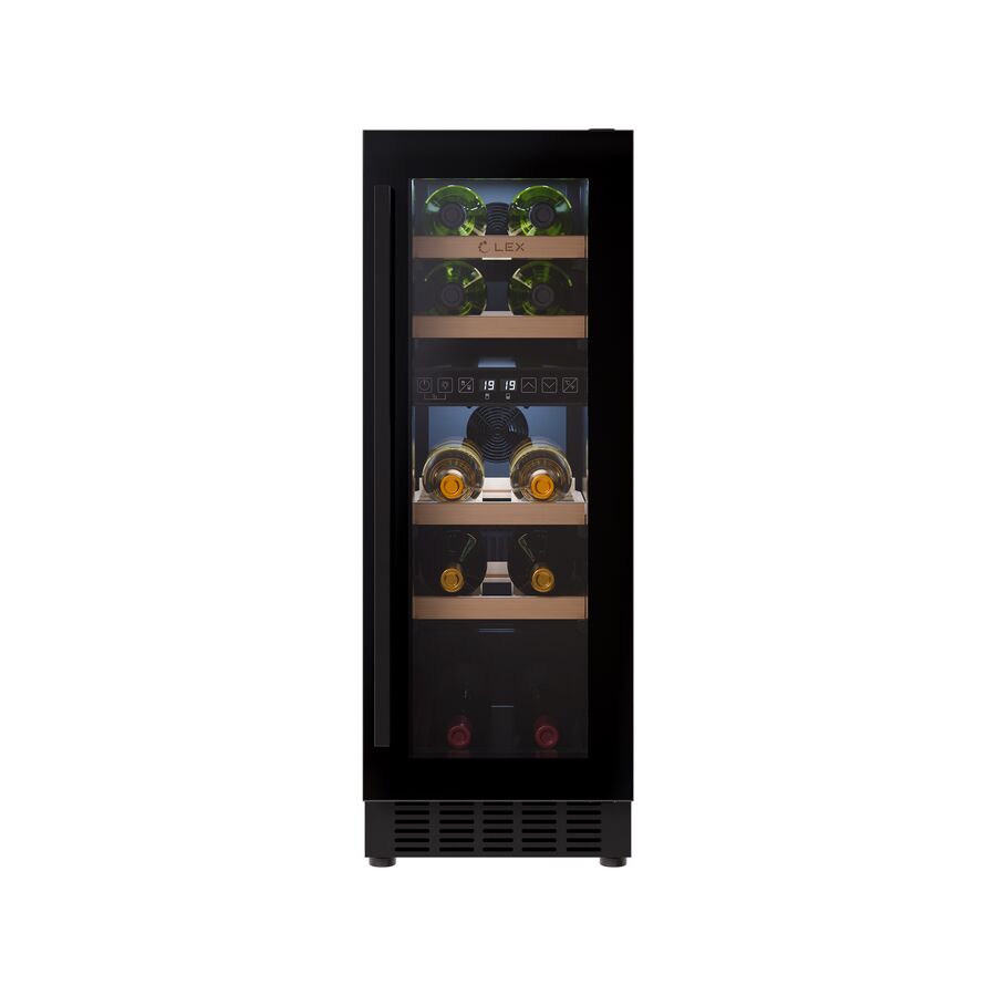 Винный шкаф LEX LWD3017BL dual zone