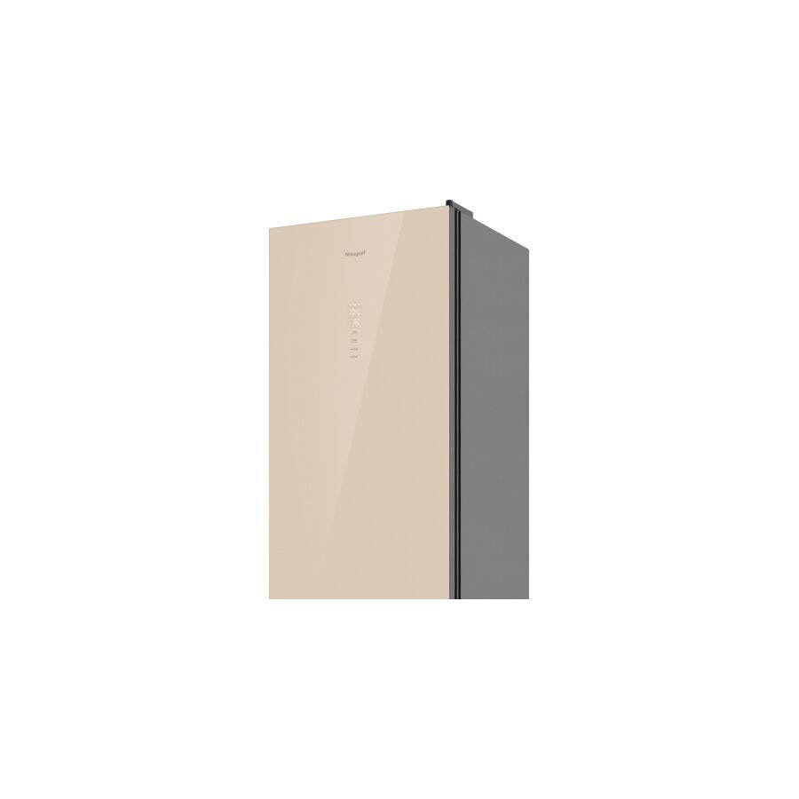 Холодильник Weissgauff WRK 185 Total NoFrost Inverter Beige Glass