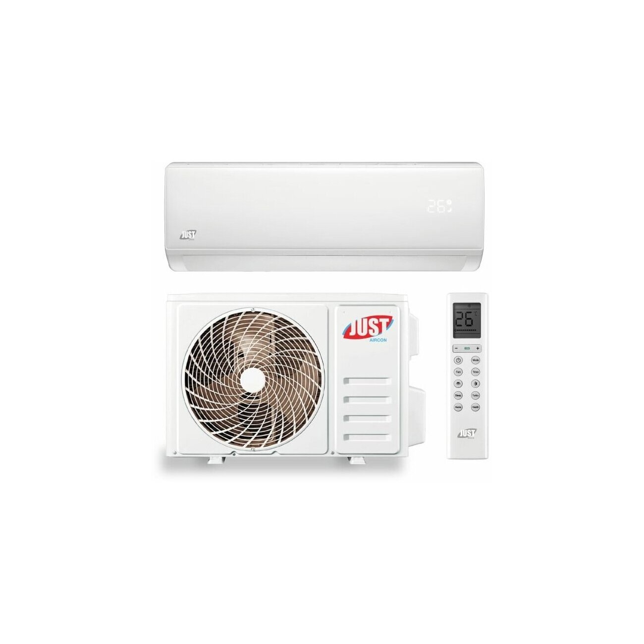 Кондиционер Just AIRCON JAC-24HPSA/IF/JACO-24HPSA/IF, белый
