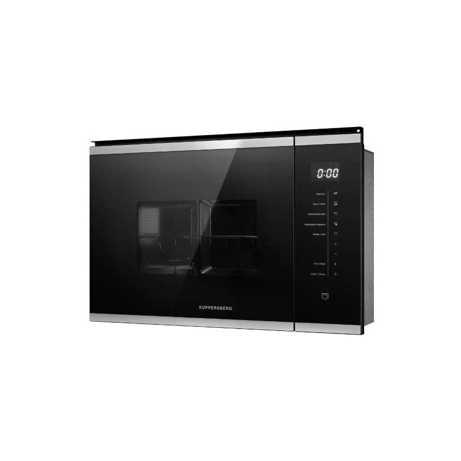 Встраиваемая микроволновая печь Kuppersberg HMW 651 BX High-Tech, 25л, мощность 900Вт, кварцевый гриль, поворотный стол, 5 уровней