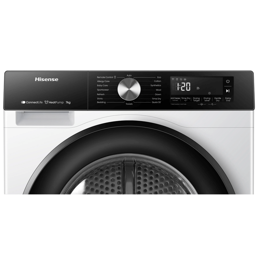 Сушильная машина Hisense DH3S702UWDE белый