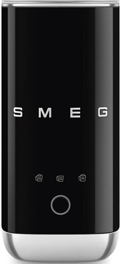 Вспениватель молока Smeg MFF02BLEU стиль 50-х гг, мощность 500Вт, холодная/горячая пена, автоматическое отключение, кнопочное управление