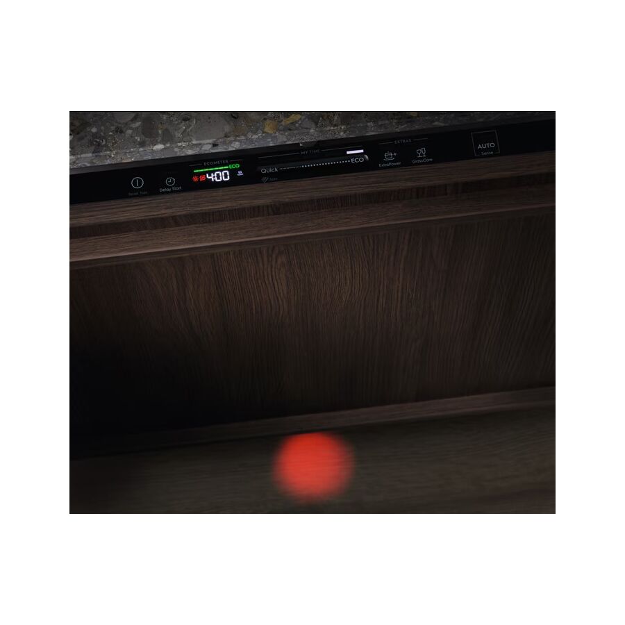 Встраиваемая посудомоечная машина ELECTROLUX KESC2210L черный 45 см, загрузка на 9 комплектов посуды, сенсорное управление, 8 программ, 44.6x55x82